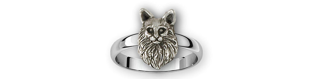 Maine Coon Charms Maine Coon Ring Sterling Silver Maine Coon Jewelry Maine Coon jewelry