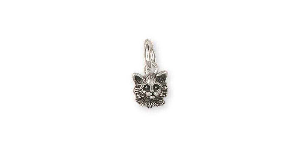 Maine Coon Charms Maine Coon Charm Sterling Silver Cat Jewelry Maine Coon jewelry