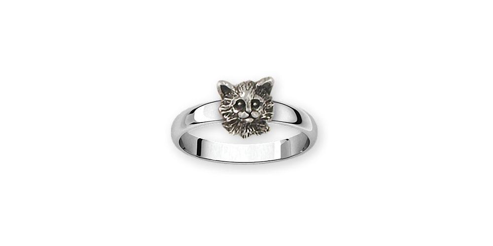 Maine Coon Charms Maine Coon Ring Sterling Silver Cat Jewelry Maine Coon jewelry