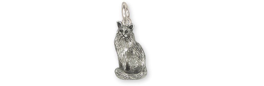Maine Coon Charms Maine Coon Charm Sterling Silver Maine Coon Jewelry Maine Coon jewelry