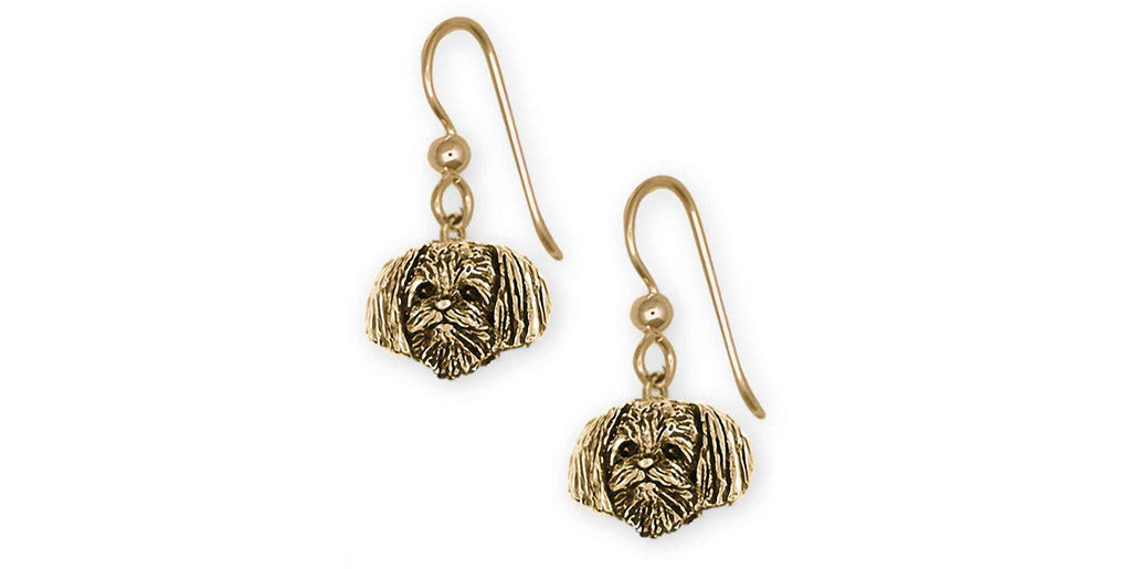 Morkie Charms Morkie Earrings 14k Yellow Gold Morkie Jewelry Morkie jewelry