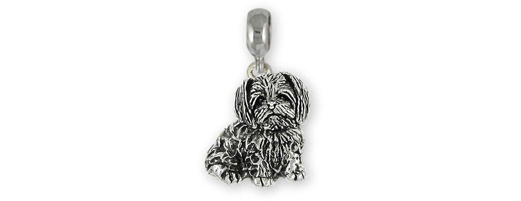 Morkie Charms Morkie Charm Slide Sterling Silver Morkie Jewelry Morkie jewelry