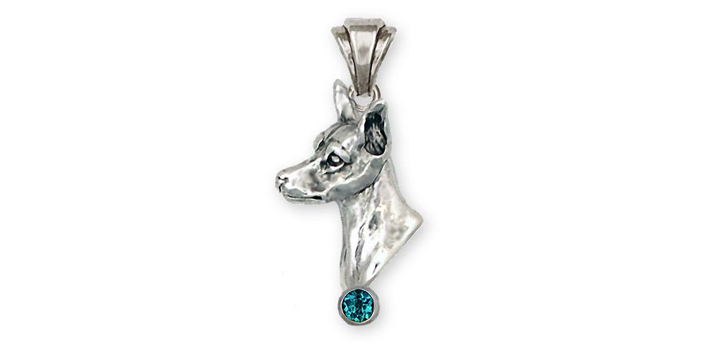 Min Pin Charms Min Pin Pendant Sterling Silver Min Pin With Stone Accent Jewelry Min Pin jewelry