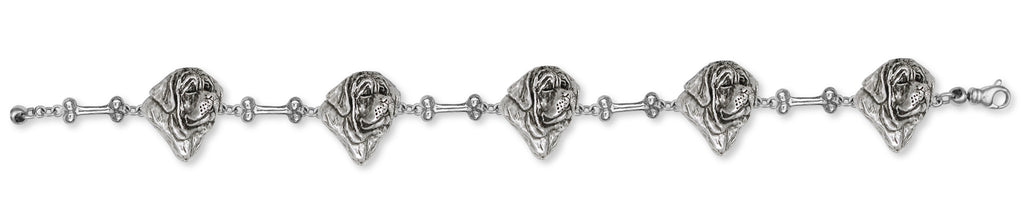 Mastiff Charms Mastiff Bracelet Sterling Silver Dog Jewelry Mastiff jewelry