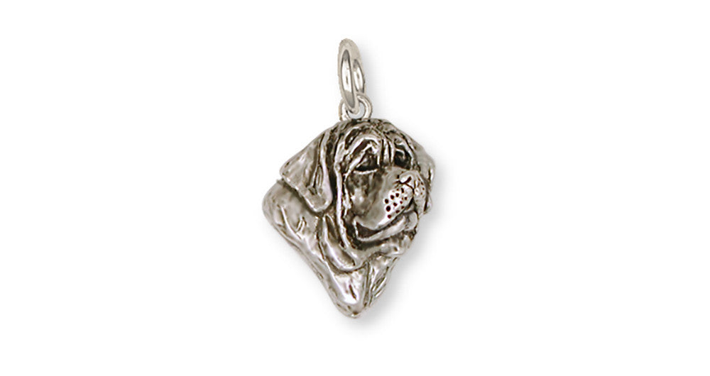 Mastiff Charms Mastiff Charm Sterling Silver Dog Jewelry Mastiff jewelry