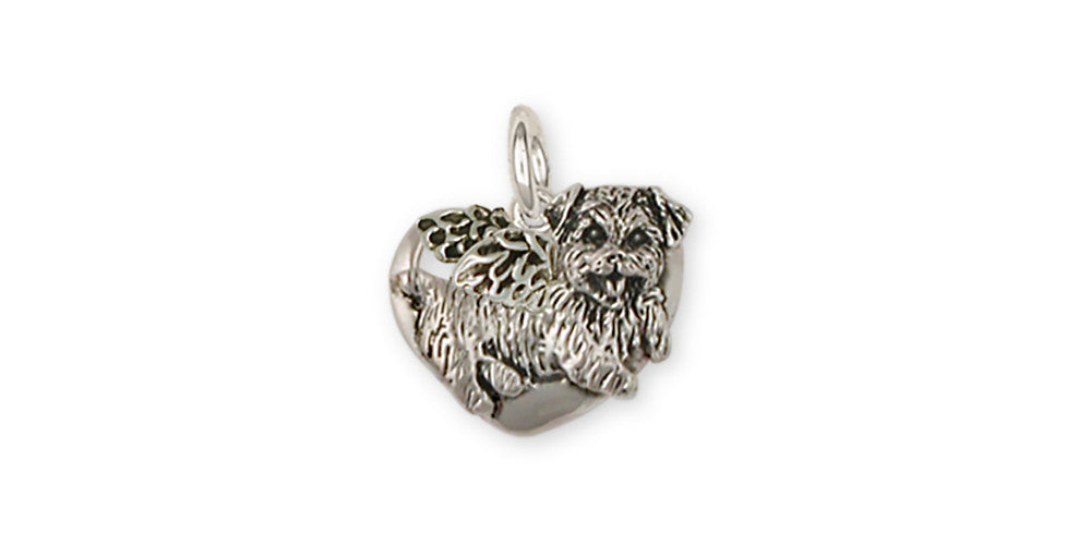 Norfolk Terrier Angel Charms Norfolk Terrier Angel Charm Sterling Silver Dog Jewelry Norfolk Terrier Angel jewelry