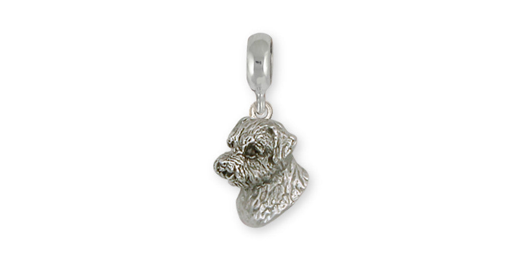 Norfolk Terrier Charms Norfolk Terrier Charm Slide Sterling Silver Dog Jewelry Norfolk Terrier jewelry