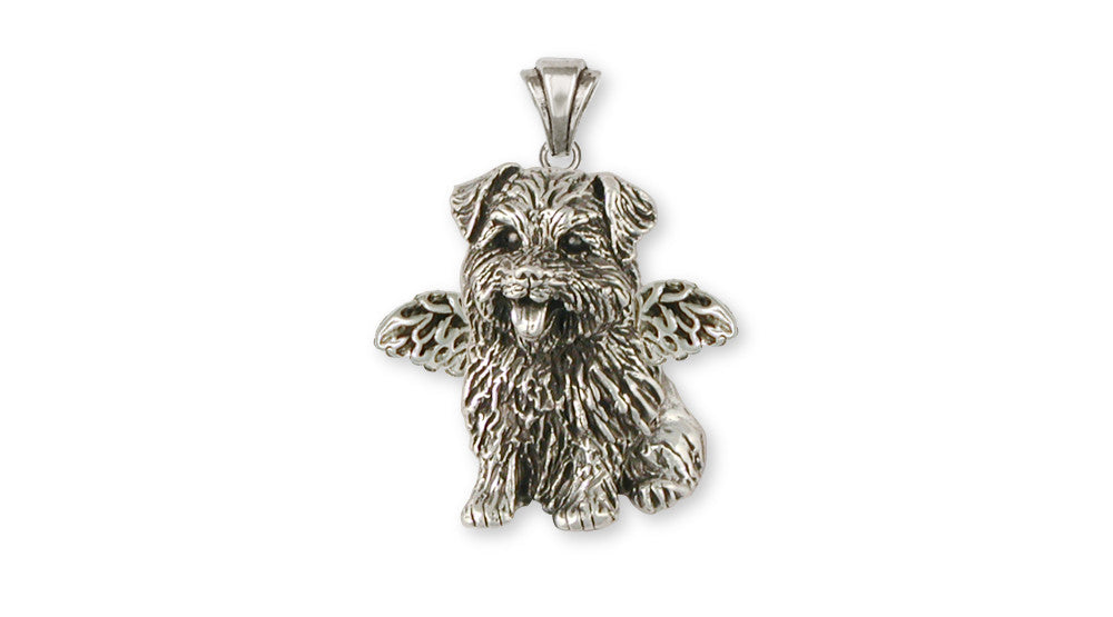 Norfolk Terrier Angel Charms Norfolk Terrier Angel Pendant Sterling Silver Dog Jewelry Norfolk Terrier Angel jewelry