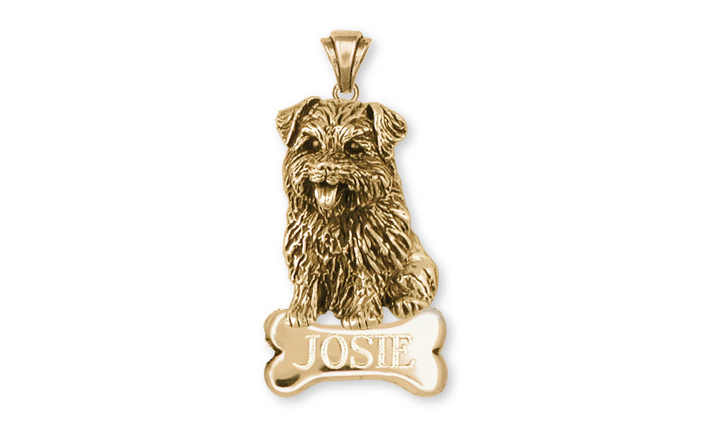 Norfolk Terrier Charms Norfolk Terrier Pendant Gold Vermeil Dog Jewelry Norfolk Terrier jewelry