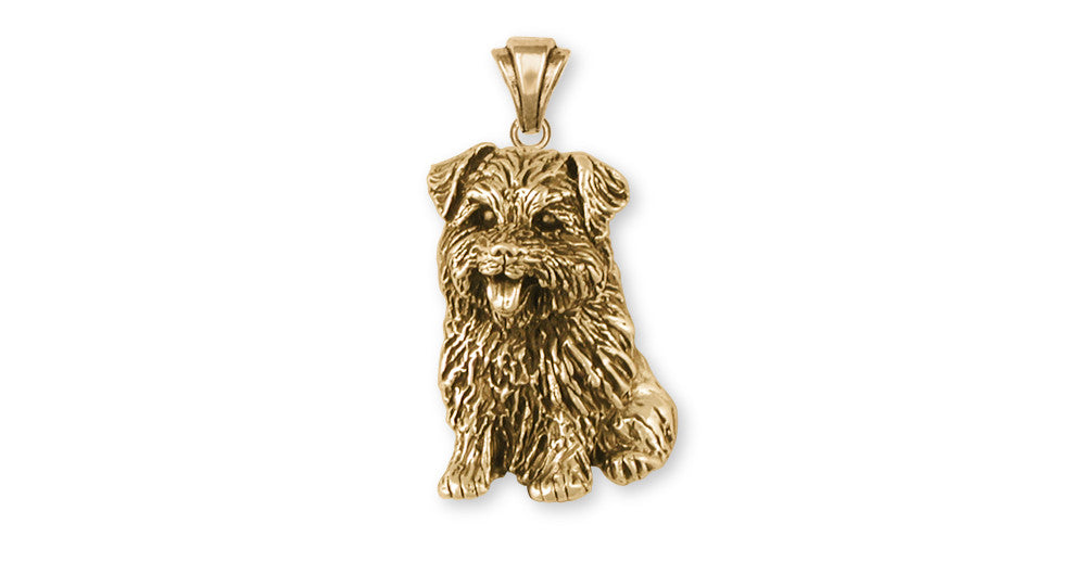 Norfolk Terrier Charms Norfolk Terrier Pendant Gold Vermeil Dog Jewelry Norfolk Terrier jewelry