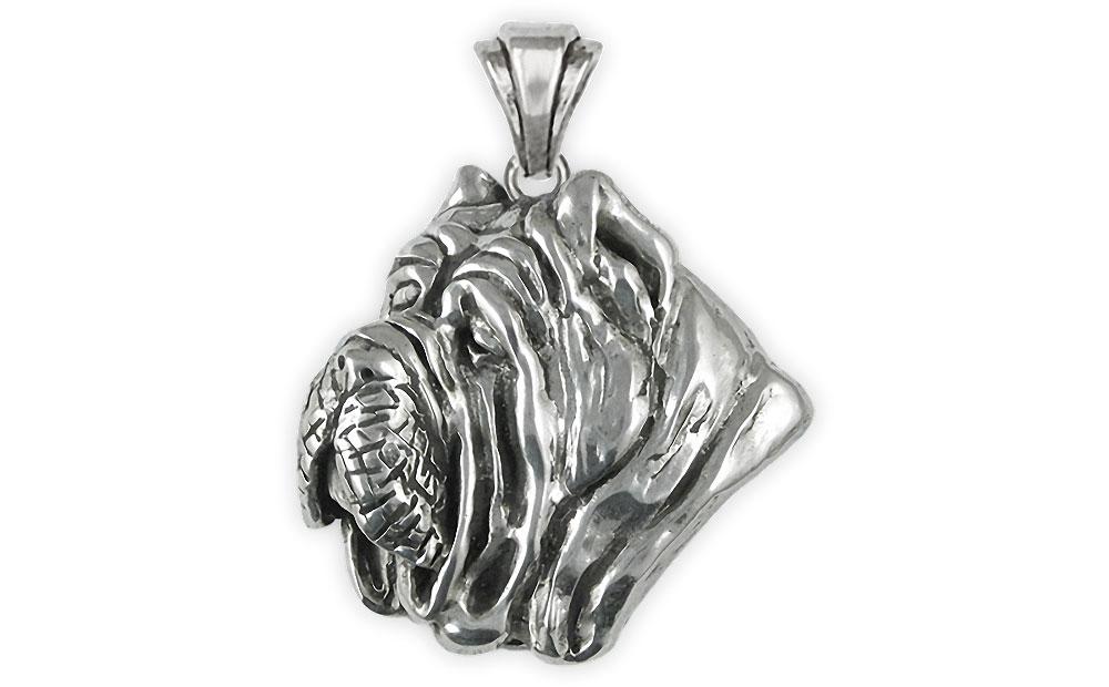 Neapolitan Mastiff Charms Neapolitan Mastiff Pendant Sterling Silver Neapolitan Mastiff Jewelry Neapolitan Mastiff jewelry