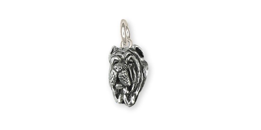 Neapolitan Mastiff Charms Neapolitan Mastiff Charm Sterling Silver Neapolitan Mastiff Jewelry Neapolitan Mastiff jewelry