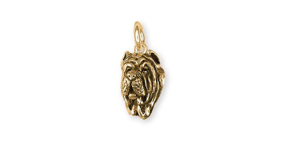 Neapolitan Mastiff Charms Neapolitan Mastiff Charm 14k Gold Neapolitan Mastiff Jewelry Neapolitan Mastiff jewelry