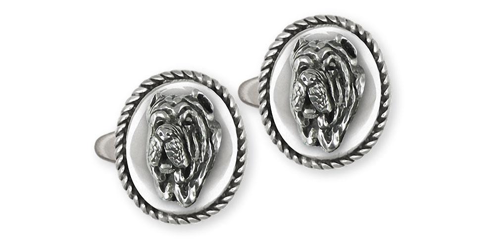 Neapolitan Mastiff Charms Neapolitan Mastiff Cufflinks Sterling Silver Neapolitan Mastiff Jewelry Neapolitan Mastiff jewelry