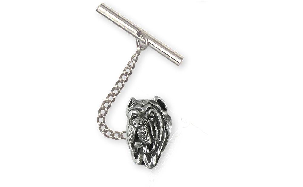 Neapolitan Mastiff Charms Neapolitan Mastiff Tie Tack Sterling Silver Neapolitan Mastiff Jewelry Neapolitan Mastiff jewelry