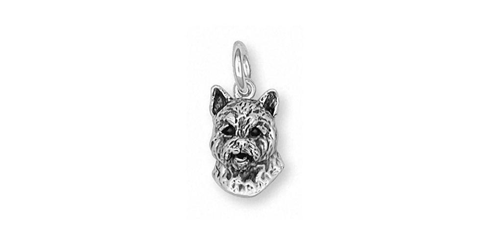 Norwich Terrier Charms Norwich Terrier Charm Sterling Silver Dog Jewelry Norwich Terrier jewelry