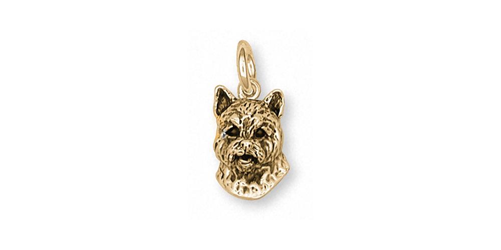 Norwich Terrier Charms Norwich Terrier Charm 14k Gold Dog Jewelry Norwich Terrier jewelry