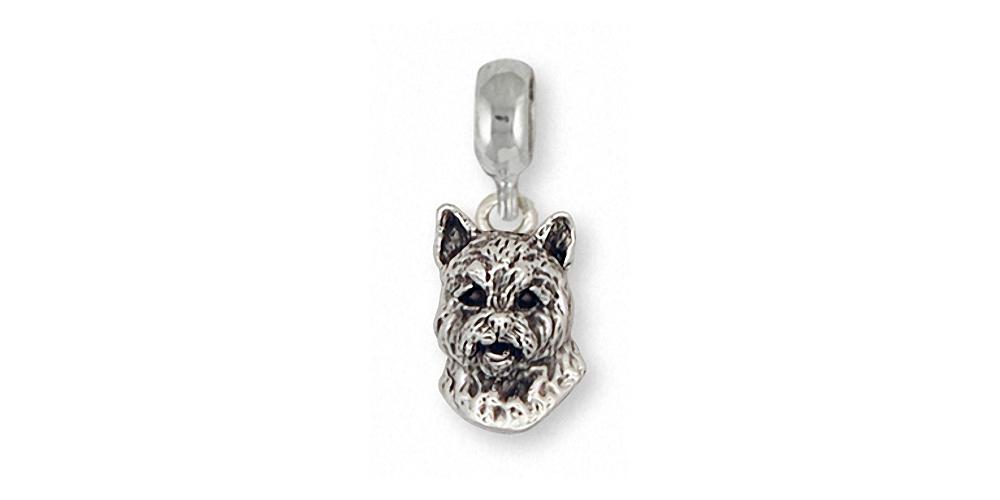 Norwich Terrier Charms Norwich Terrier Charm Slide Sterling Silver Dog Jewelry Norwich Terrier jewelry