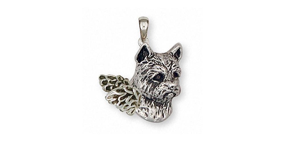 Norwich Terrier Charms Norwich Terrier Pendant Sterling Silver Dog Jewelry Norwich Terrier jewelry