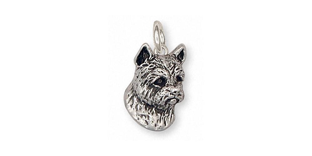 Norwich Terrier Charms Norwich Terrier Charm Sterling Silver Dog Jewelry Norwich Terrier jewelry