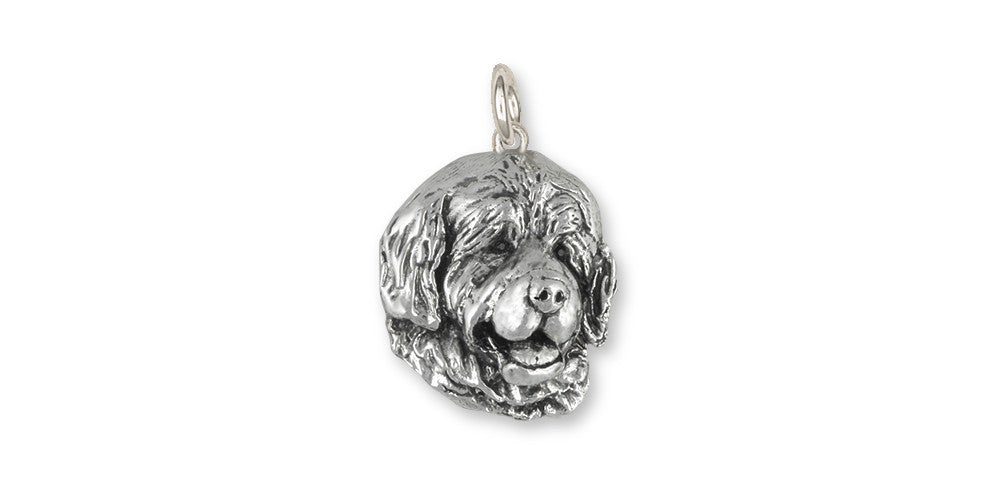 Newfoundland Charms Newfoundland Charm Sterling Silver Dog Jewelry Newfoundland jewelry