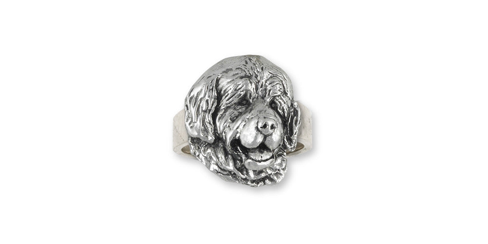 Newfoundland Charms Newfoundland Ring Sterling Silver Dog Jewelry Newfoundland jewelry