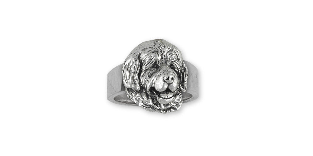 Newfoundland Charms Newfoundland Ring Sterling Silver Dog Jewelry Newfoundland jewelry