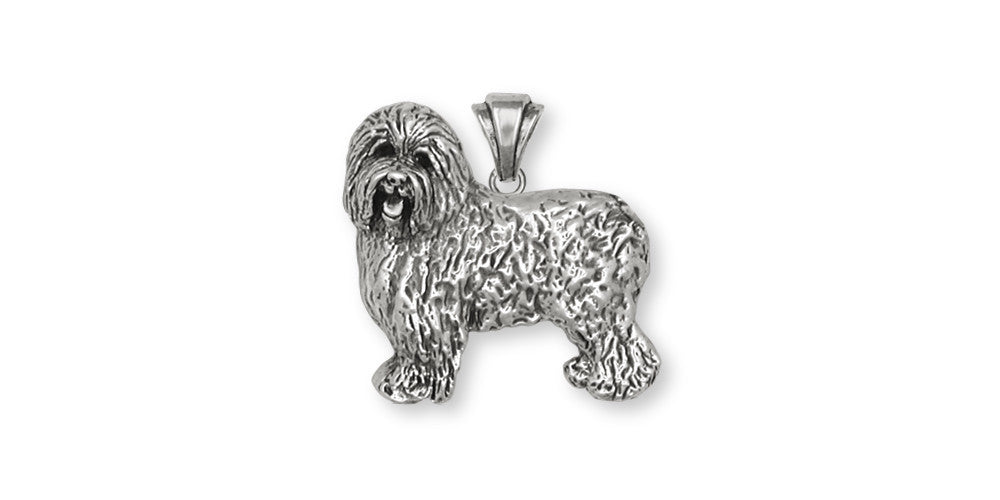 Old English Sheepdog Charms Old English Sheepdog Pendant Sterling Silver Dog Jewelry Old English Sheepdog jewelry