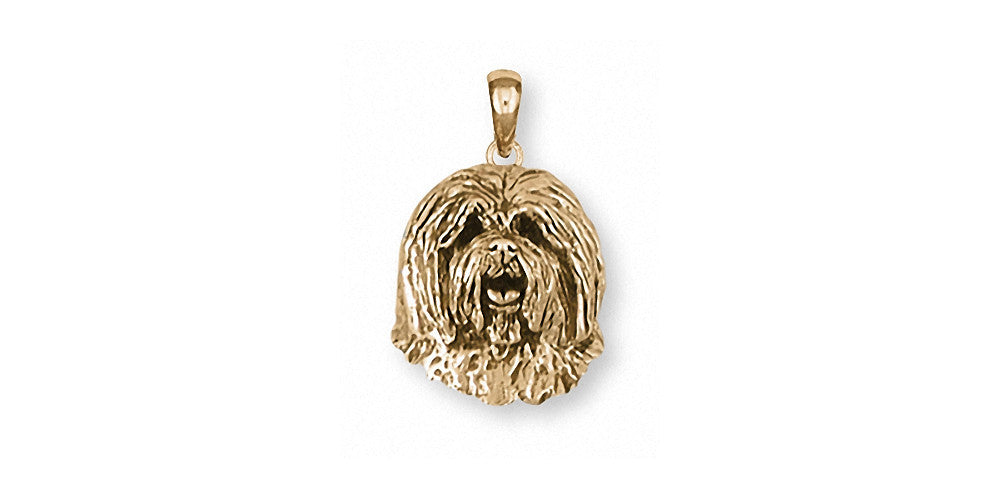 Old English Sheepdog Charms Old English Sheepdog Pendant 14k Gold Dog Jewelry Old English Sheepdog jewelry