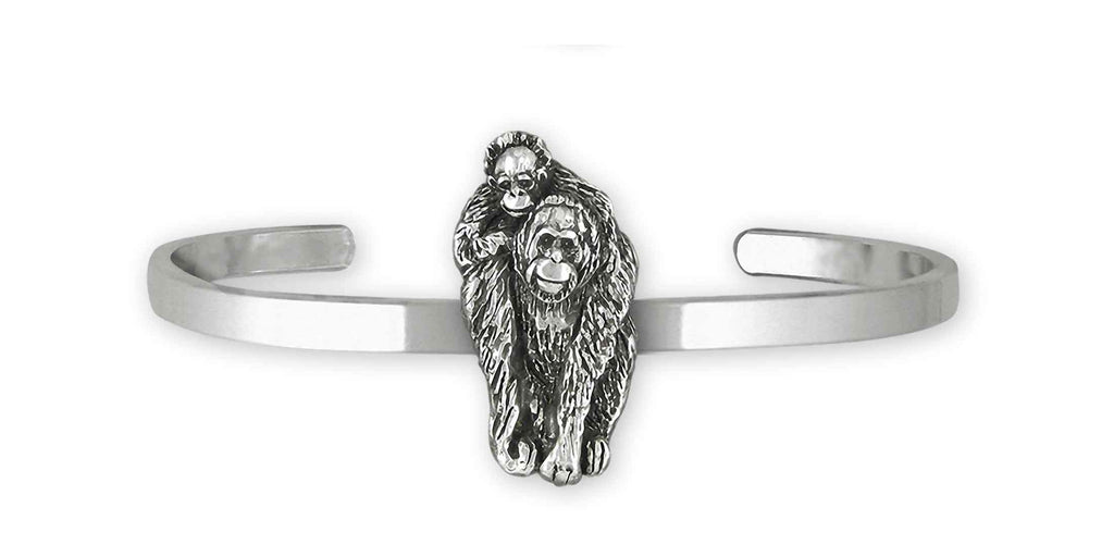 Orangutan Charms Orangutan Bracelet Sterling Silver Orangutan And Baby Jewelry Orangutan jewelry