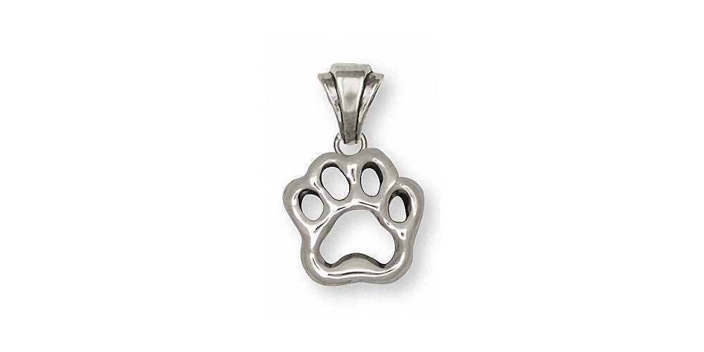 Dog Paw Charms Dog Paw Pendant Sterling Silver Dog Jewelry Dog Paw jewelry