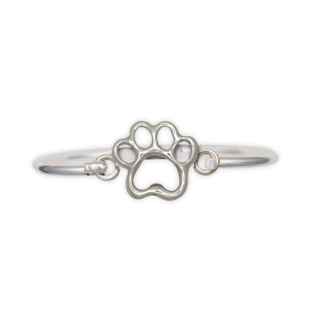 Dog Paw Charms Dog Paw Bracelet Sterling Silver Dog Jewelry Dog Paw jewelry