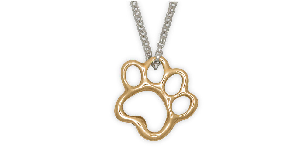 Dog Paw Charms Dog Paw Pendant 14k Gold Dog Jewelry Dog Paw jewelry