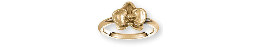 Orchid Charms Orchid Ring 14k Gold Orchid Jewelry Orchid jewelry