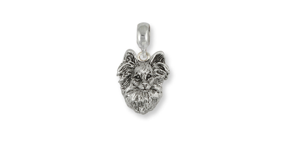 Papillon Dog Charm Sterling Silver, Esquivel and Fees