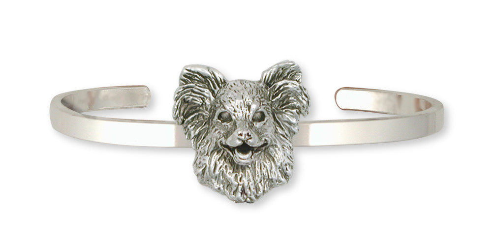 Papillon Charms Papillon Bracelet Sterling Silver Dog Jewelry Papillon jewelry