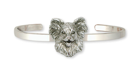 Papillon Dog Charm Sterling Silver, Esquivel and Fees