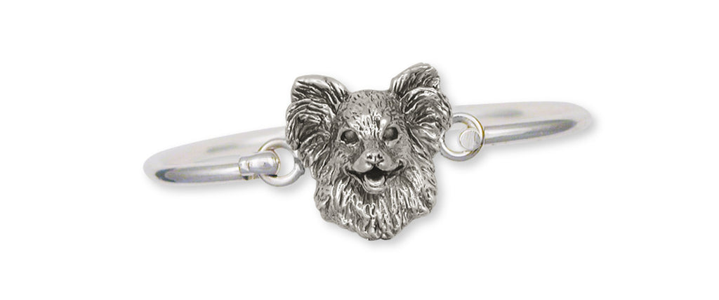 Papillon Charms Papillon Bracelet Sterling Silver Dog Jewelry Papillon jewelry