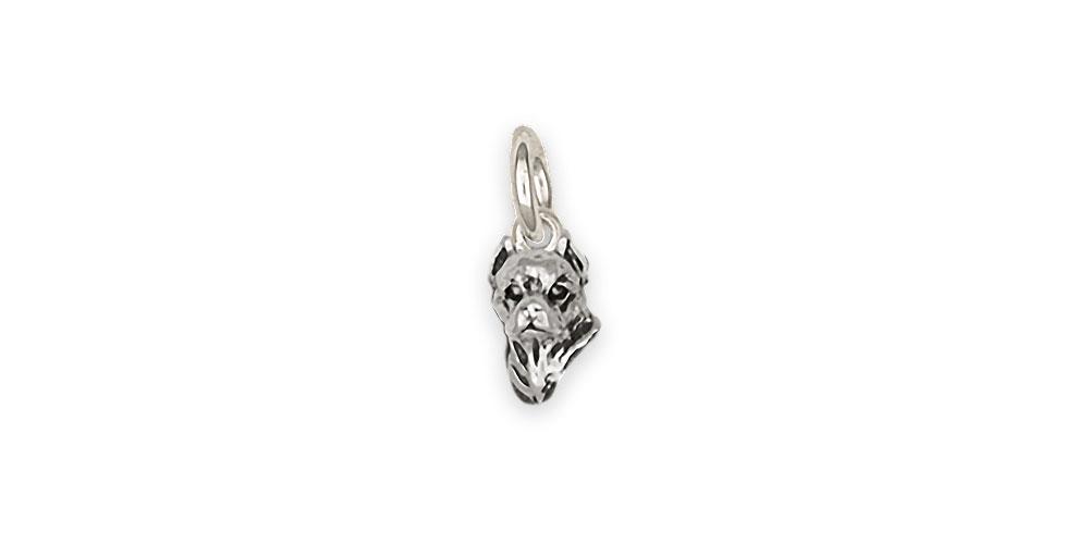 Pit Bull Charms Pit Bull Charm Sterling Silver Pit Bull Jewelry Pit Bull jewelry