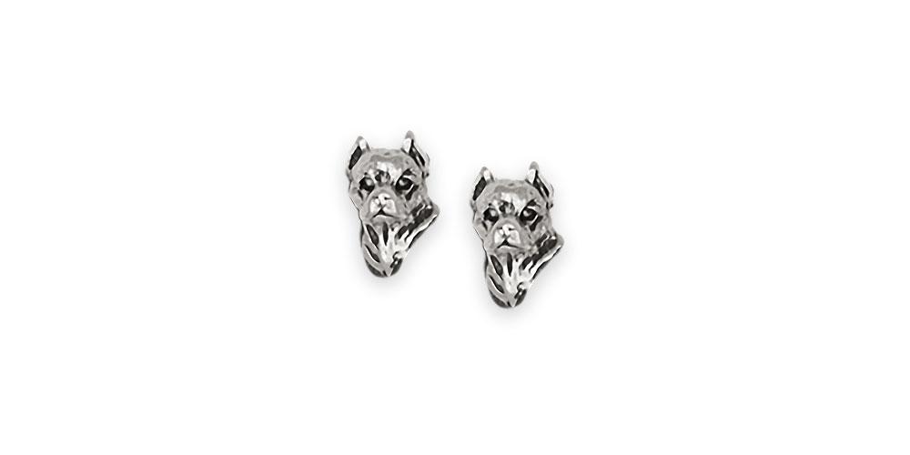 Pit Bull Charms Pit Bull Earrings Sterling Silver Pit Bull Jewelry Pit Bull jewelry