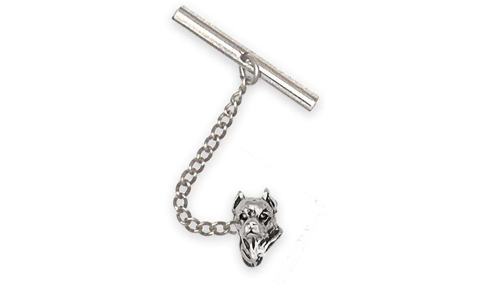 Pit Bull Charms Pit Bull Tie Tack Sterling Silver Pit Bull Jewelry Pit Bull jewelry