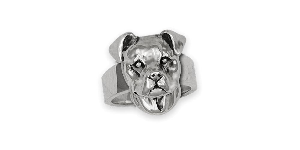 Pit Bull Charms Pit Bull Ring Sterling Silver Pit Bull Jewelry Pit Bull jewelry