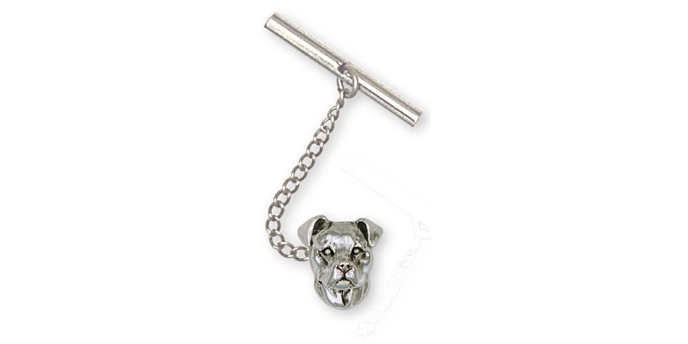 Pit Bull Charms Pit Bull Tie Tack Sterling Silver Pit Bull Jewelry Pit Bull jewelry