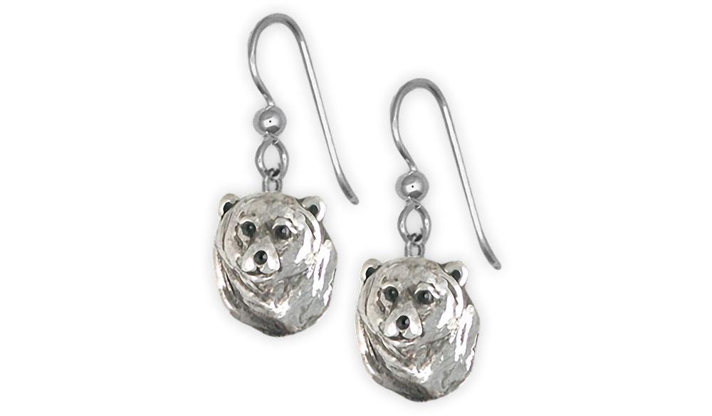 Polar Bear Charms Polar Bear Earrings Sterling Silver Polar Bear Jewelry Polar Bear jewelry
