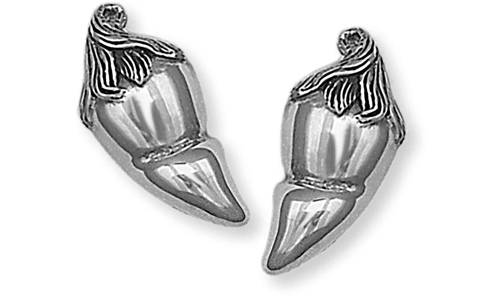 Pepper Charms Pepper Cufflinks Sterling Silver Chile Pepper Jewelry Pepper jewelry