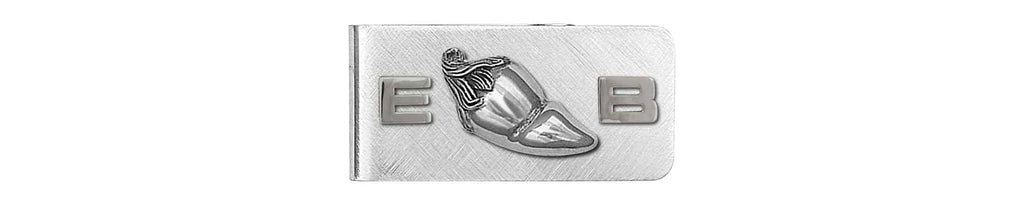 Pepper Charms Pepper Money Clip Sterling Silver And Stainless Steel Chile Pepper Jewelry Pepper jewelry