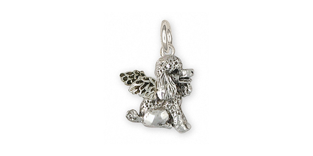 Poodle Charms Poodle Charm Sterling Silver Dog Jewelry Poodle jewelry