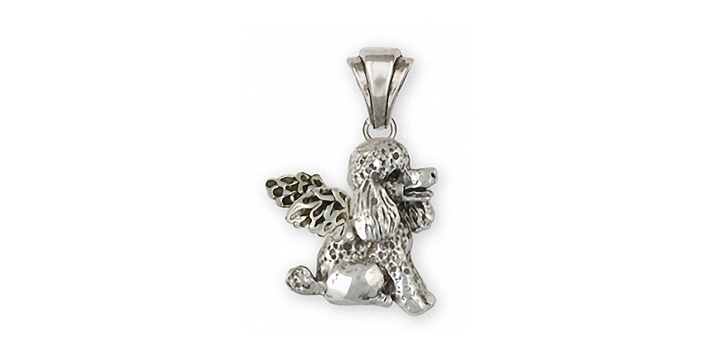 Poodle Charms Poodle Pendant Sterling Silver Dog Jewelry Poodle jewelry