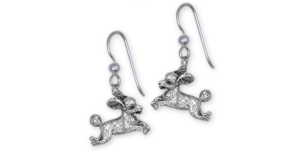 Poodle Charms Poodle Earrings Sterling Silver Poodle Jewelry Poodle jewelry