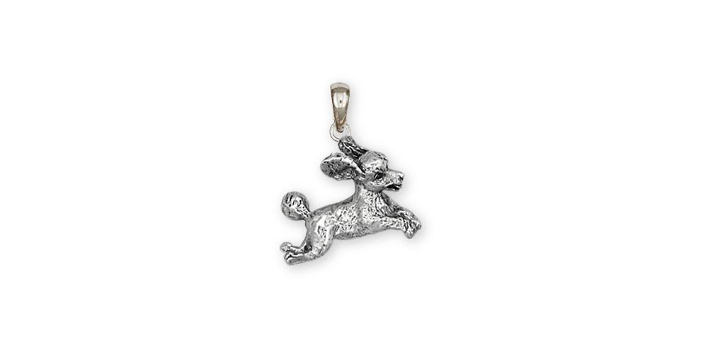 Poodle Charms Poodle Pendant Sterling Silver Poodle Jewelry Poodle jewelry